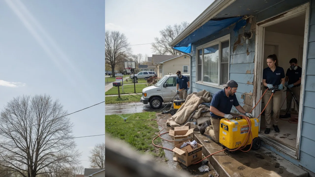Basement Flood Cleanup in Ballwin, MO near me